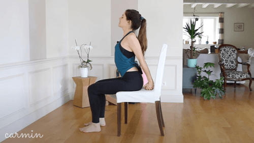 Yoga sur chaise